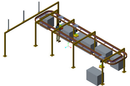 Pick and Place Chain Conveyor
